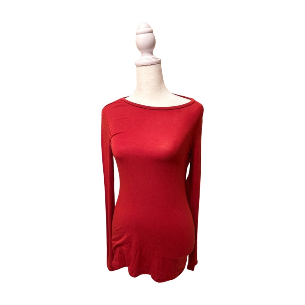 Halogen Long Sleeve Stretch Tee – Size Small (Nordstrom)